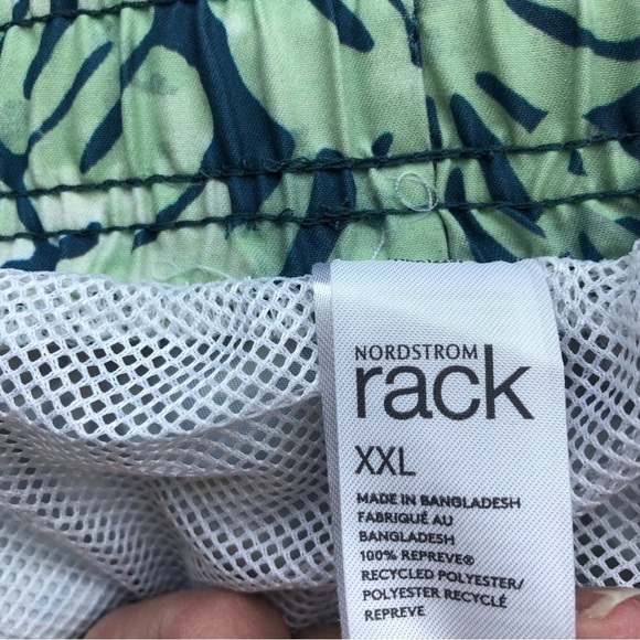 Notdstrom Rack Mens Swim Trunks Blue Green XXL - Picture 7 of 9